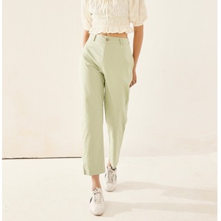 𝐌𝐈𝐀 𝐑𝐈𝐓𝐓𝐀💗 Baggy kaki cạp cao xanh mint 💖 Quần baggy nữ lưng cao chất kaki Q363