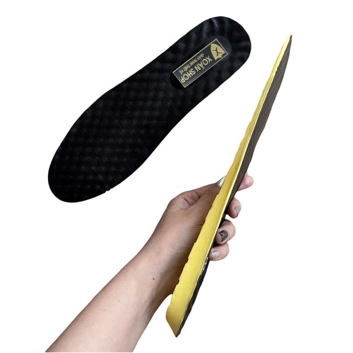 DA BÒ NGUYÊN TẤM THẤM HÚT MỒ HÔI MÀU ĐEN CAO 1CM