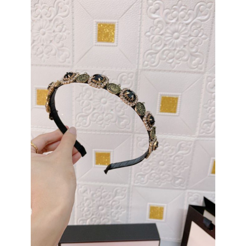 bờm tóc đính đá