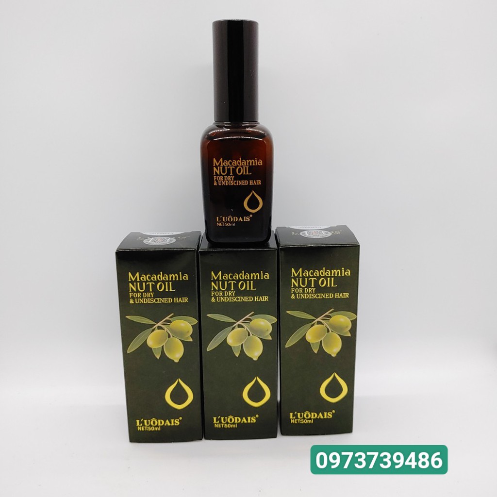 [ Hàng Chuẩn]Tinh Dầu Dưỡng Tóc Macadamia Nut Oil - 50ML