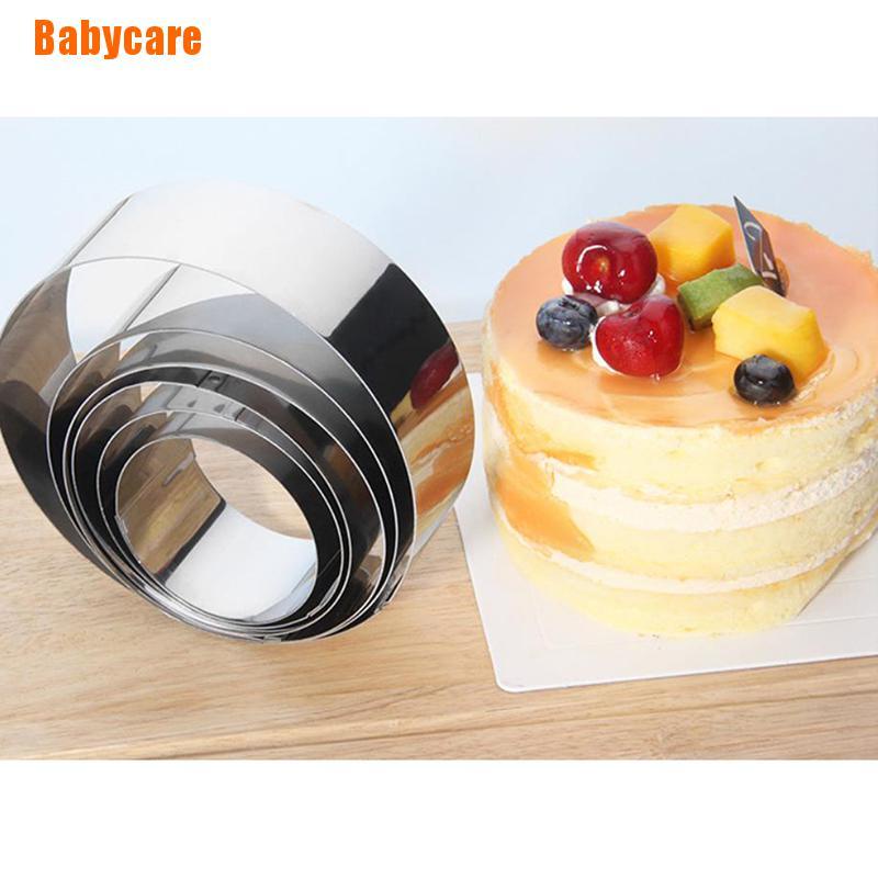 1 Bộ Khuôn Cắt Bánh Quy Hình Tròn Bằng Thép Không Gỉ Diy