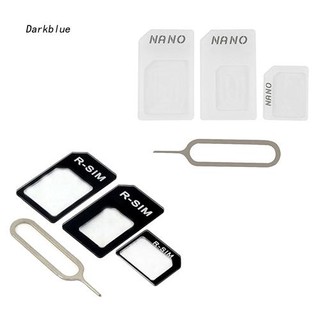 DKBL_3 in 1 Nano SIM Card to Micro SIM Card to Standard SIM Card Adapter Converter