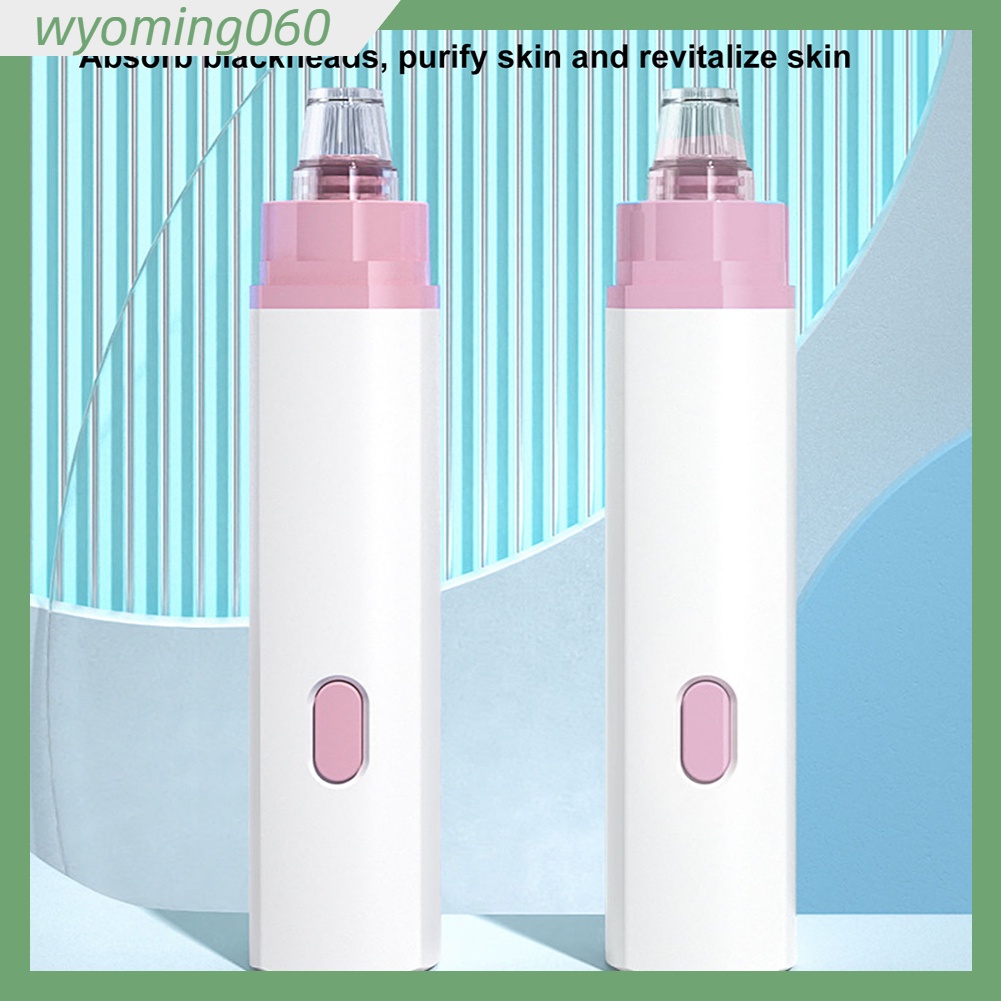 Wyoming060 Tẩy mụn đầu đen ABS Máy làm sạch lỗ chân lông cầm tay bằng điện có miệng cho nam giới nữ