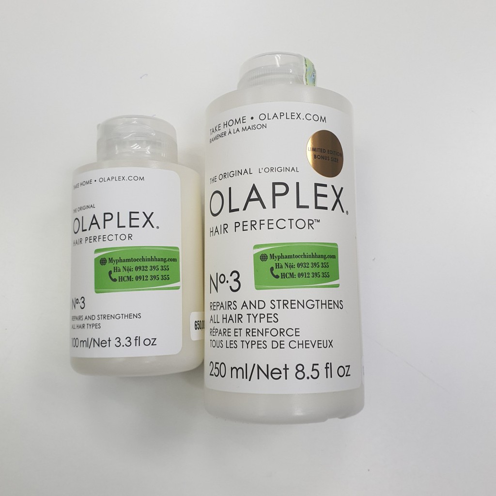 OLAPLEX 3 KẾT NỐI CÁC LIÊN KẾT TÓC TẠI NHÀ SỐ 3 CHÍNH HÃNG CÔNG TY 100ML