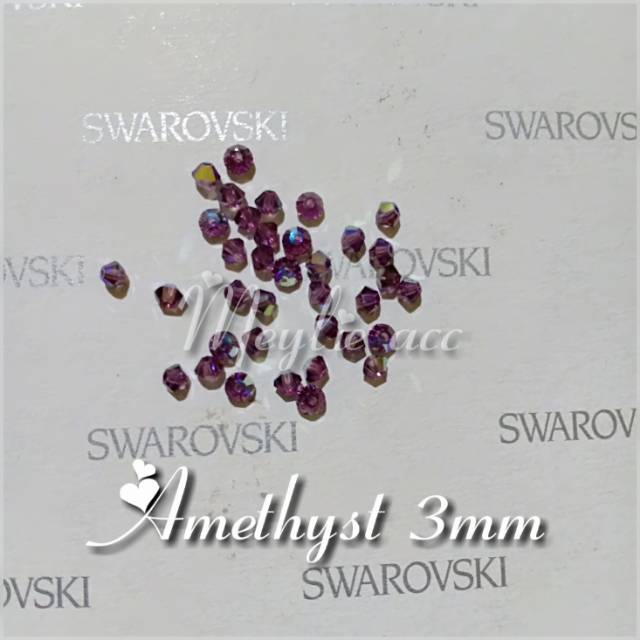 Swarovski Pha Lê Bicone 3mm Nhiều Màu Sắc