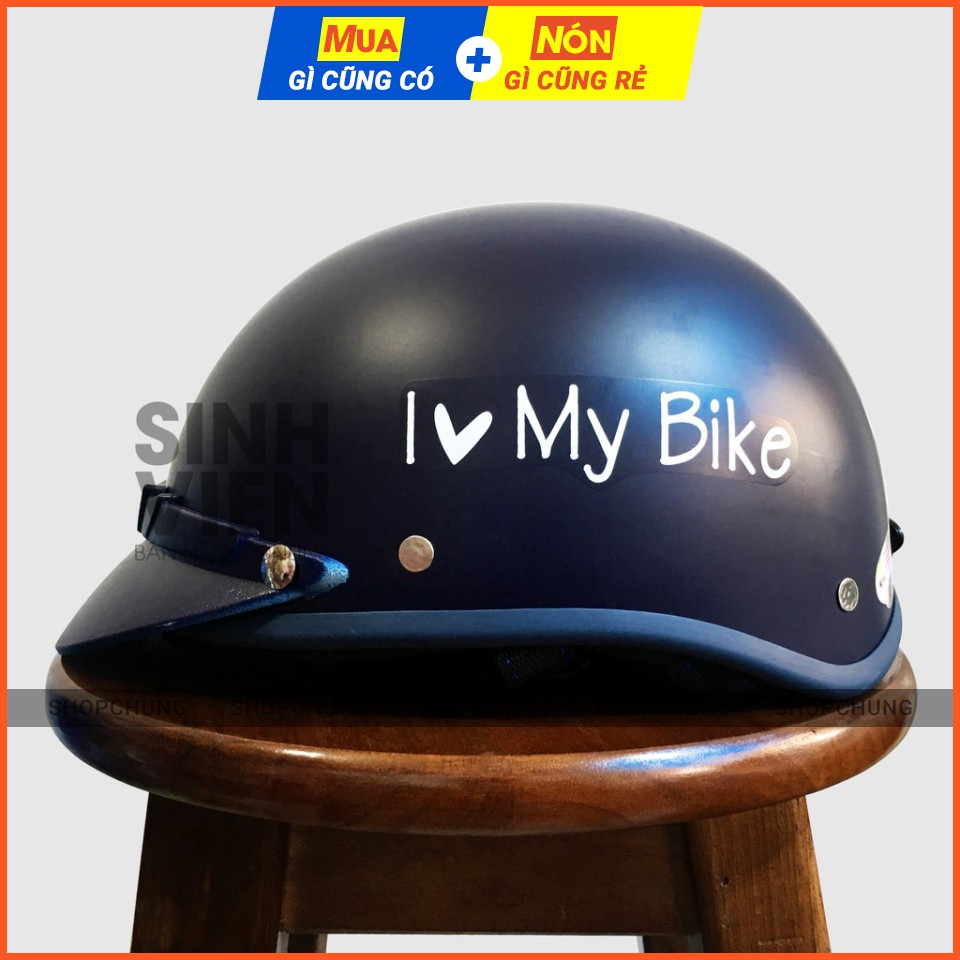 MŨ BẢO HIỂM NỬA ĐẦU I LOVE MY BIKE