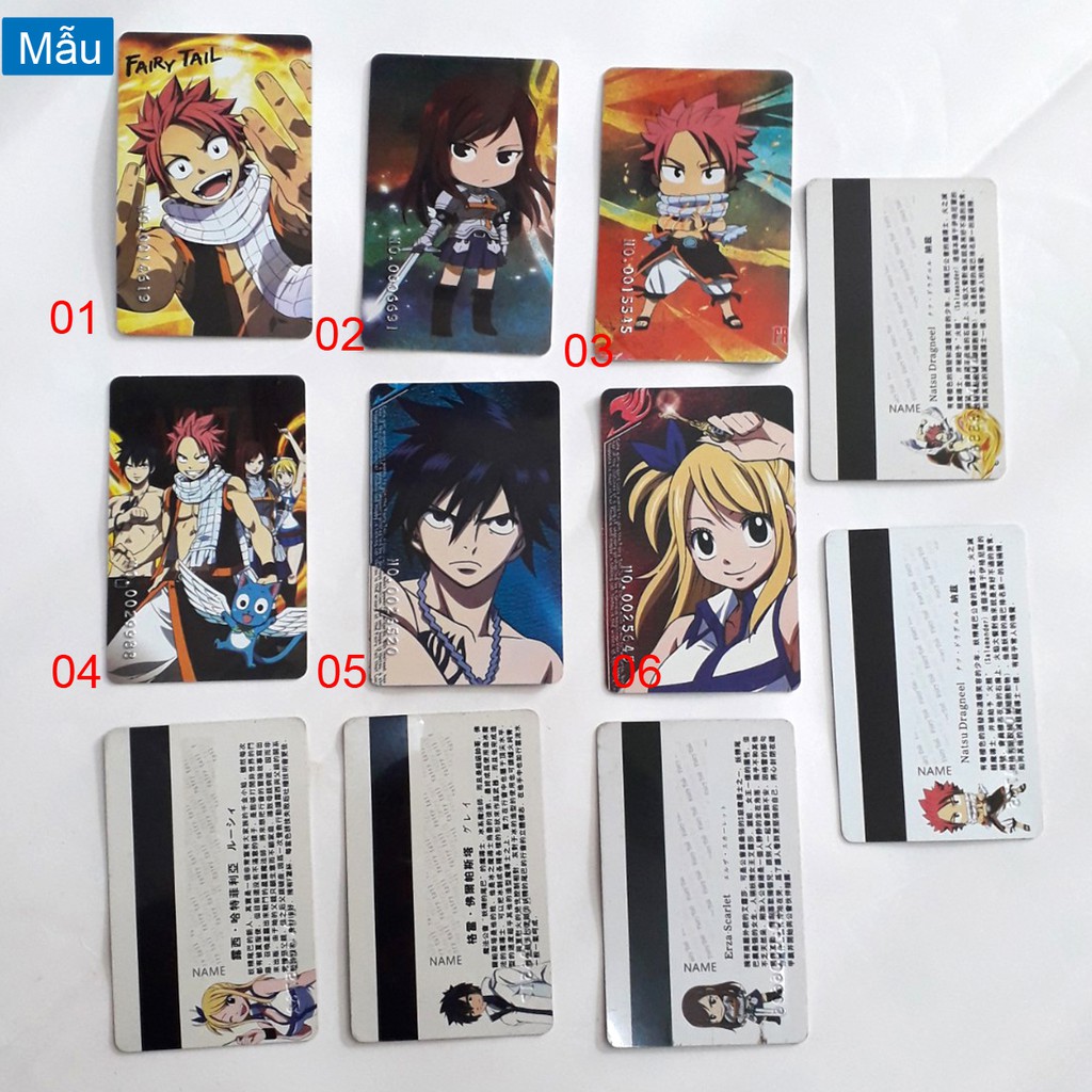 Thẻ Card anime FairyTail