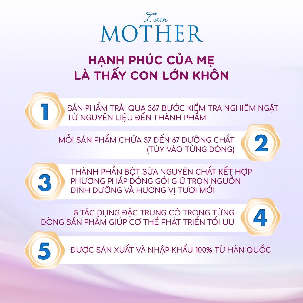 Sữa bột Namyang I Am Mother Kid 800gr