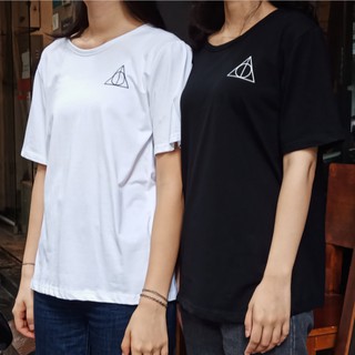 Áo T-shirt bảo bối tử thần Harry Potter, chất cotton mát mẻ, dáng basic