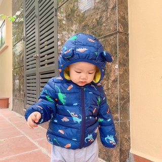 Áo phao cho bé - Áo phao mùa đông bé trai bé gái Quảng Châu chất siêu nhẹ mềm mại