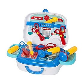 VA LI ĐỒ CHƠI BÁC SĨ MÀU XANH TOYS HOUSE 008-918