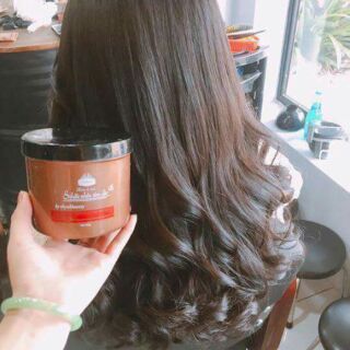 Ủ tóc nhân sâm đào