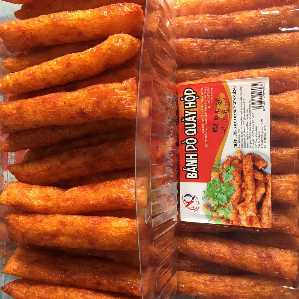 Bánh pò quẩy, hộp  vị cay, mùi vị bò truyền thống - ĐỒ ĂN VẶT - ĐẶC SẢN HẢI PHÒNG