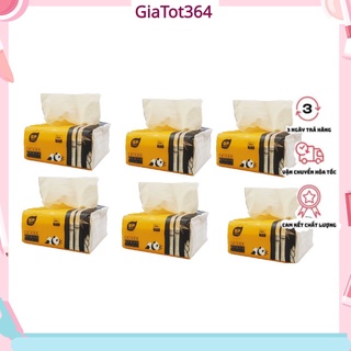 Combo 30 gói Giấy ăn gấu trúc Panda gói 300 tờ siêu dai hàng đẹp hai cây tre
