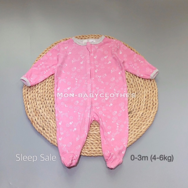 [SALE] Sleepsuit hoa hồng (4-8kg)