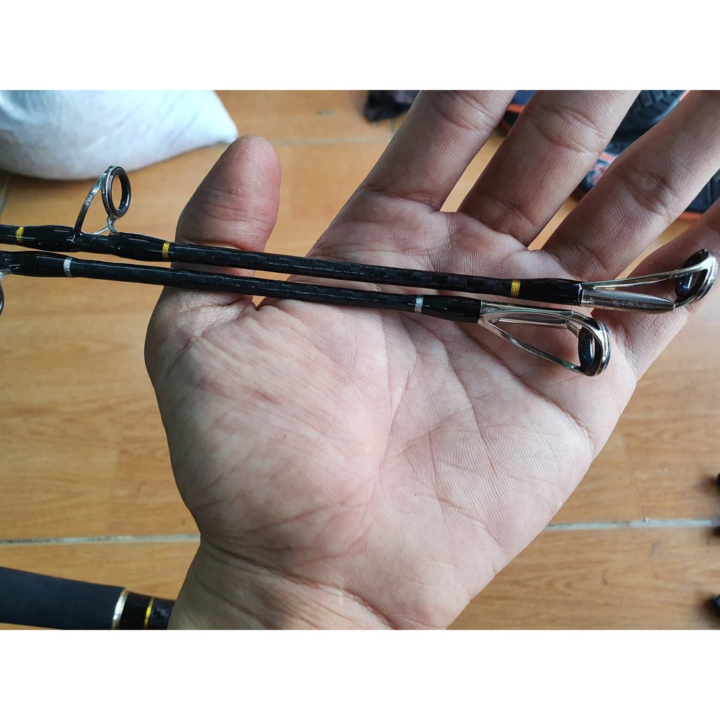 Cần câu Ashino Xcaliber 3m15 Phôi dày khoen pat Fuji chuyên dùng câu giải -ĐỒ CÂU CÁ ĐỨC NGUYÊN