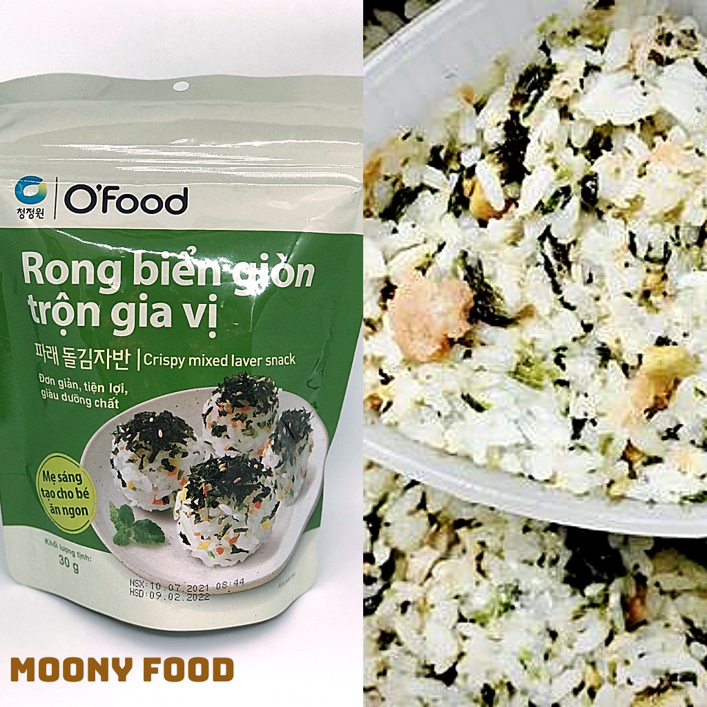 Rong Biển Ăn Liền Cuộn Trộn Rắc Cơm O'Food 30G