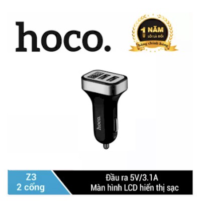 <P> CHÍNH HÃNG - SẠC NHANH ] Tẩu Sạc Nhanh ô tô - Củ sạc ô tô Hoco Z3 BH 1 năm 1 đổi 1 | BigBuy360 - bigbuy360.vn