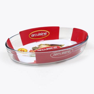 KHAY NƯỚNG THUỶ TINH OVAL 26*20