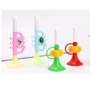 Đồ chơi kèn Trumpet bằng nhựa cho bé - Kèn Hạt Tròn xoay