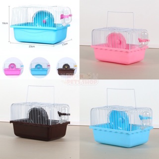 Lồng đáy cao đủ màu đầy đủ phụ kiện cho Hamster.