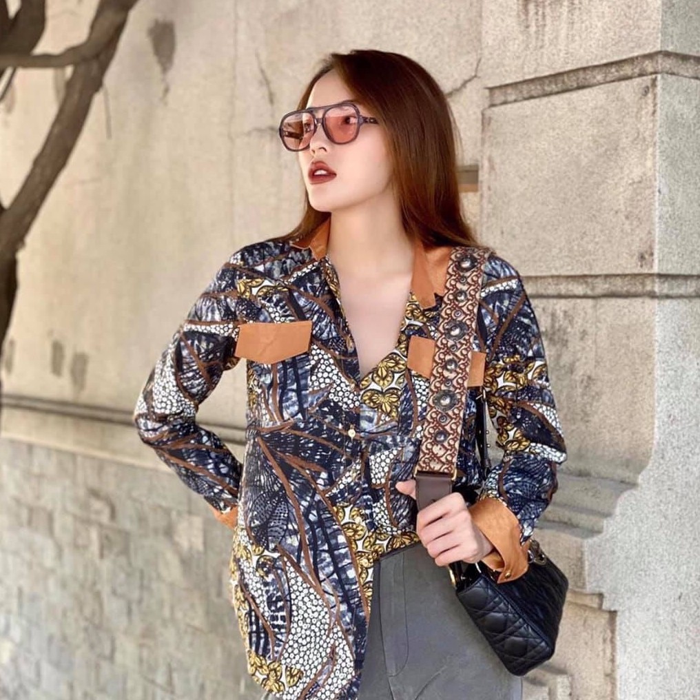 Kính mát Hàn Quốc - Chống UV400 thiết kế mắt bo tròn , nhiều màu thời trang 3340