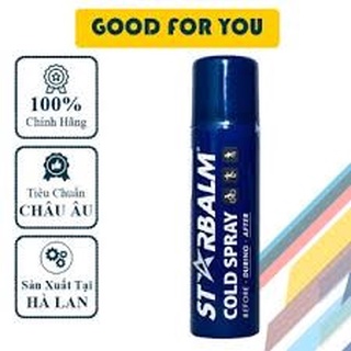 Chai xịt lạnh giảm đau tức thời starbalm 150ml- hà lan