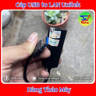 Cáp chuyển đổi usb to lan unitek