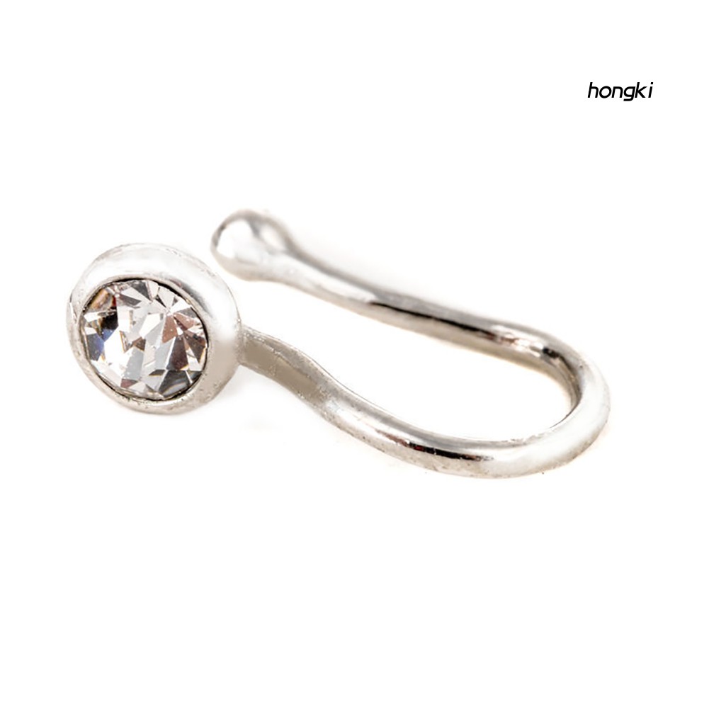 Khuyên Mũi Dạng Kẹp Không Cần Bấm Lỗ Thời Trang Độc Đáo Cho Nữ