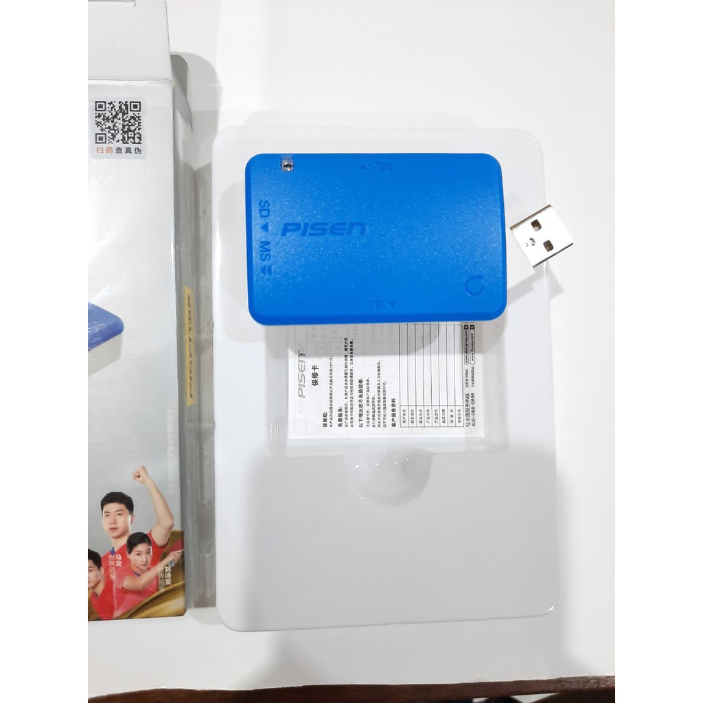Đầu Đọc Thẻ Đa Năng 4 trong 1 chuẩn giao tiếp USB 2.0-Hỗ trợ các chuẩn thẻ nhớ: TF/SD/Micro SD/M2/MS