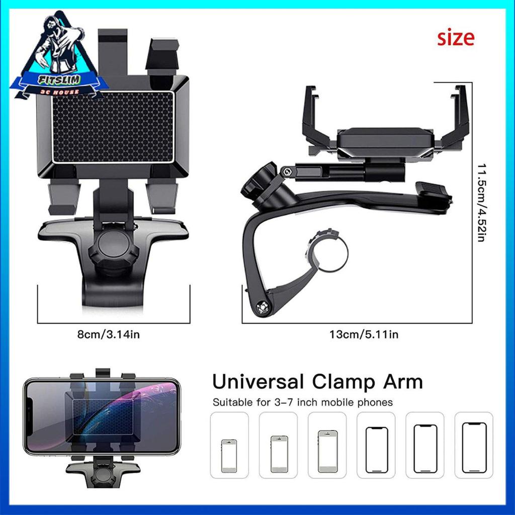 Giá đỡ điện thoại xoay 1200 độ gắn xe hơi tiện dụng