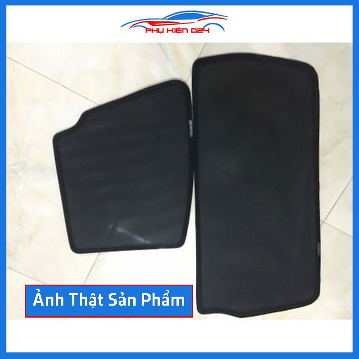 Bộ 4 rèm chắn nắng nam châm Mitsubishi Xpander 2018-2019-2020-2021-2022-2023 khung cố định chống tia UV