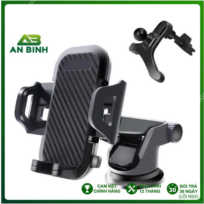 Giá Đỡ Điện Thoại, Kẹp Điện Thoại Xoay 360 Dùng Trong Xe Ôtô Chắc Chắn Kiểu Giáng Sang Trọng Chuẩn Loại A1