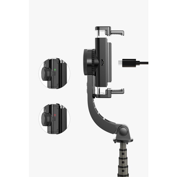 Tay Cầm Chống Rung Điện Tử Gimbal L08 Có Bluetooth - Gimbal Điện Thoại Chống Rung - Có Chân Đỡ Tự Đứng