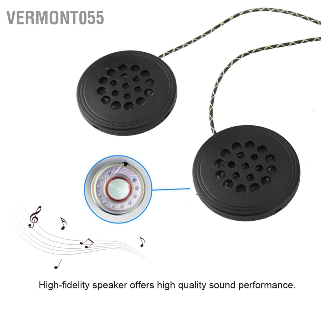 Có thể bán buôn Tai nghe Mũ bảo hiểm Xe máy Loa Hỗ trợ Gọi điện thoại rảnh tay Vermont055 Hàng giao ngay