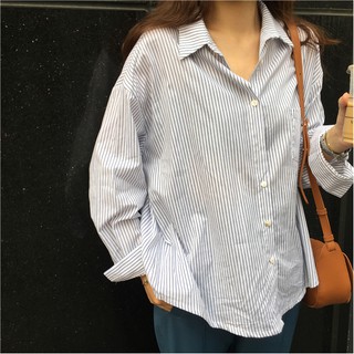 Áo sơ mi kẻ from rộng ulzzang
