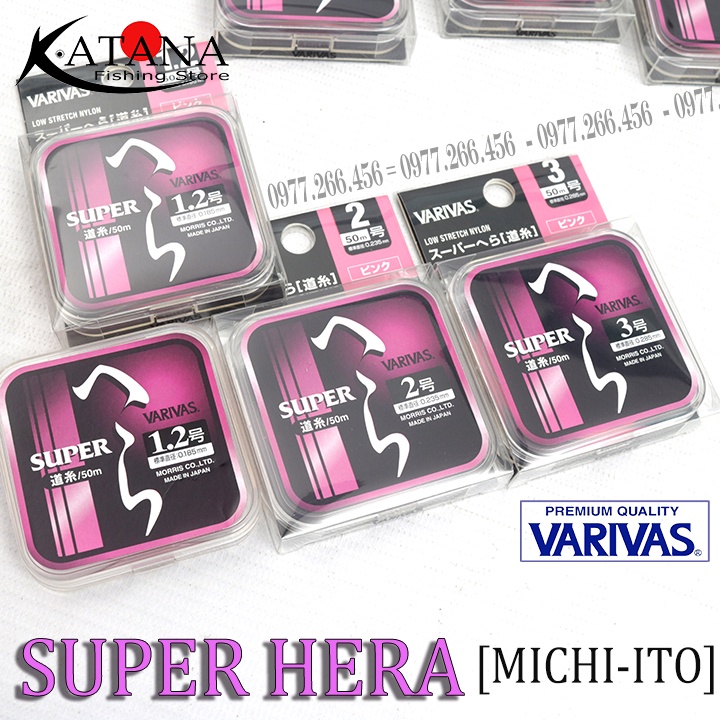 Dây Câu Tay Varivas Super Hera - Michi-ito Nylon