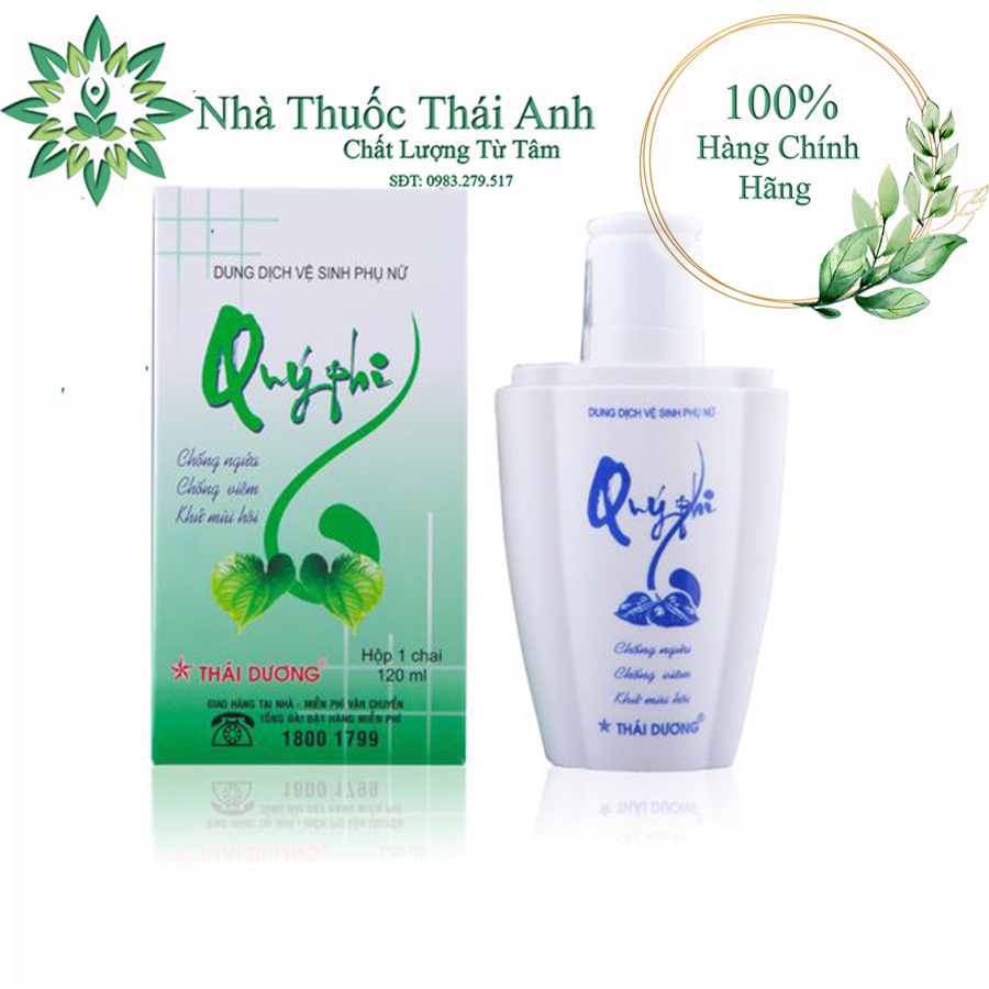 DUNG DỊCH VỆ SINH QUÝ PHI XANH 120ML