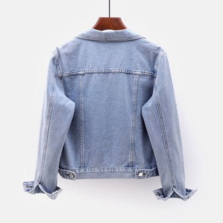Áo khoác denim nữ ngắn đoạn