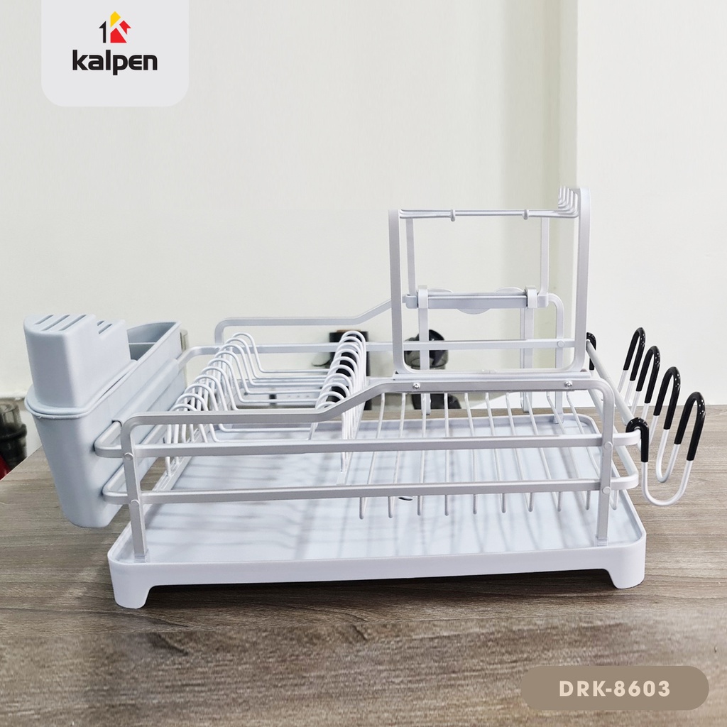 Kệ úp bát đĩa Khay Úp Chén bát Cao Cấp Kalpen đa năng  thông minh kalpen có khay hứng giá rổ úp bát đĩa