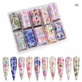 Foi hoa set 10 mẫu