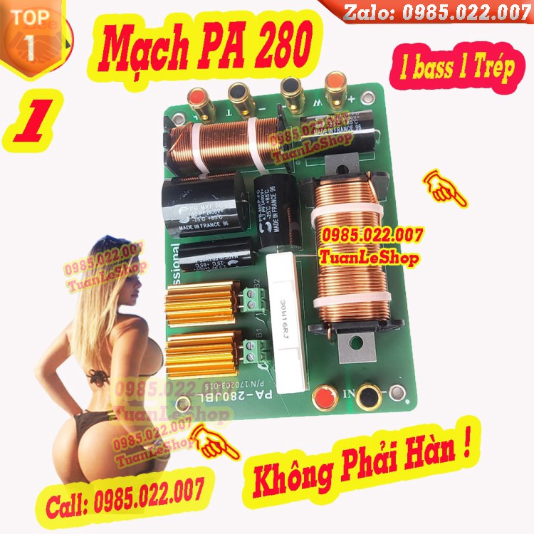 MẠCH PHÂN TẦN 2 LOA JB280 - GIÁ 1 MẠCH LOA CAO CẤP PA280