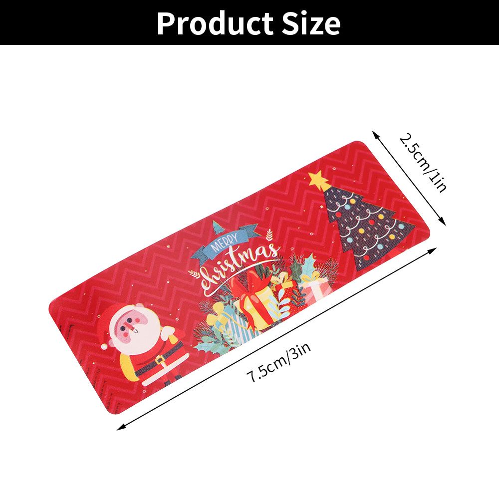 Set 120 miếng dán trang trí giáng sinh 1*3inch