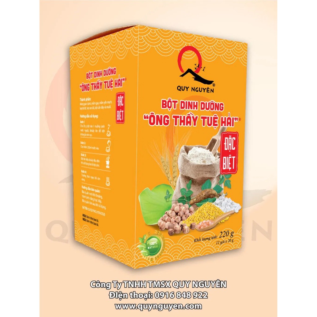 Bột Dinh Dưỡng Cao Cấp ( ÔNG THẦY TUỆ HẢI ) Loại Đặc Biệt 220 gr