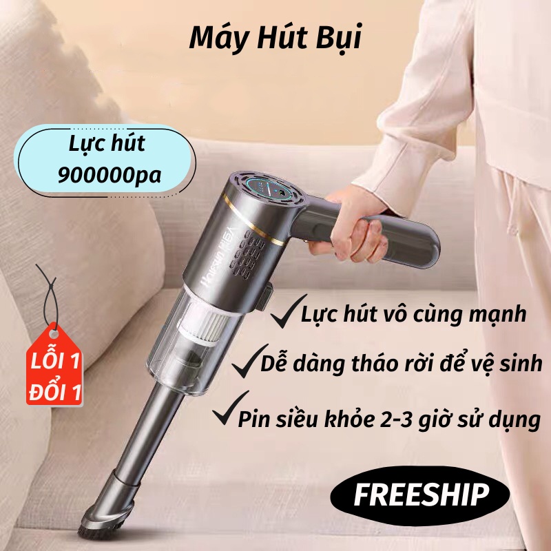 Máy Hút Bụi Máy Hút Bụi Cầm Tay Không Dây Đa Năng Siêu Tiện Lợi KHO GIA DỤNG TRẦN PHÚ