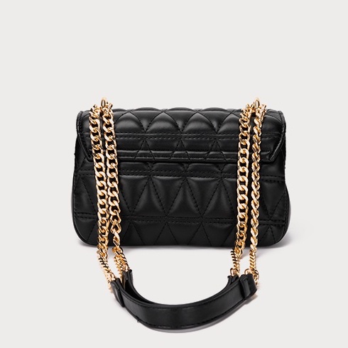 🌸Hàng Order🌸 Túi Xách Nữ CEEKAY Kẻ Lưới Nắp Bấm Vàng Quai Da Phối Xích Sang Chảnh Nữ Tính 🌸Hàng Quảng Châu