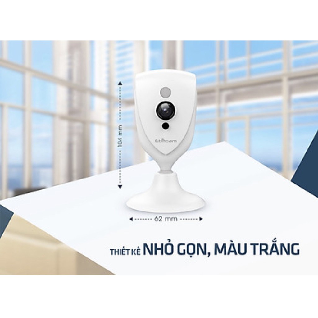 Camera Ip Wifi Ebitcam EBF4 2.0MPx Full HD 1080P + Thẻ Nhớ 16GB - Hàng Chính Hãng