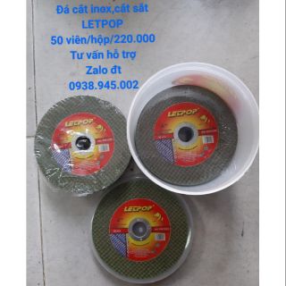 LƯỠI ĐÁ CẮT INOX, CẮT SẮT 100MM CHUYÊN DÙNG LETPOP