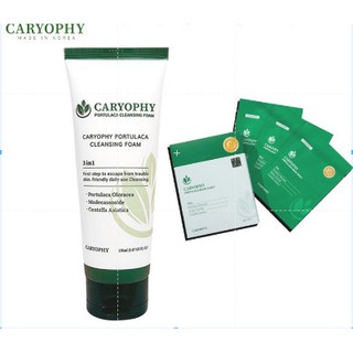 Combo Sữa Rửa Mặt + Mặt Nạ Ngăn Ngừa Mụn Caryophy - Ngăn Ngừa Mụn Ẩn