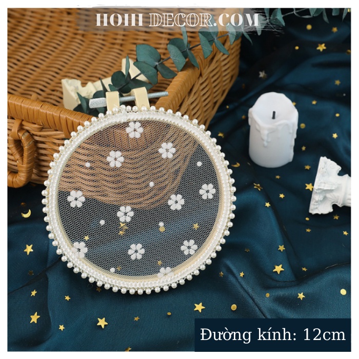 Khung Thêu Handmade Trang Trí Chụp Ảnh Nail, Mỹ Phẩm, Trang Sức - Shop Hohi Decor